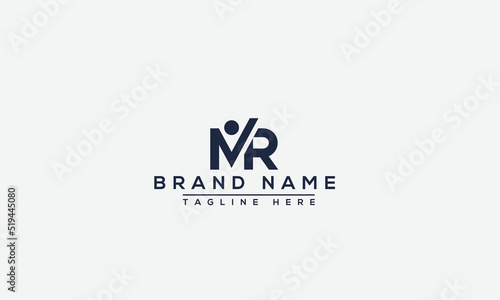 Logo design letter MR . Elegant modern. Vector template.