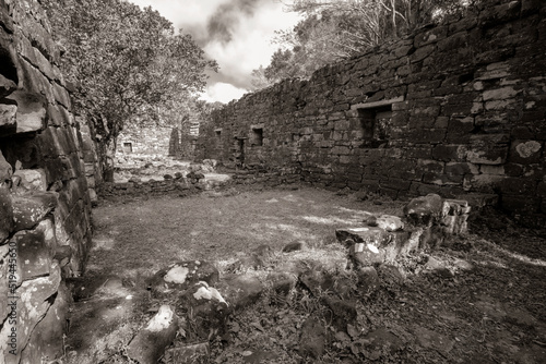The ruins of old house