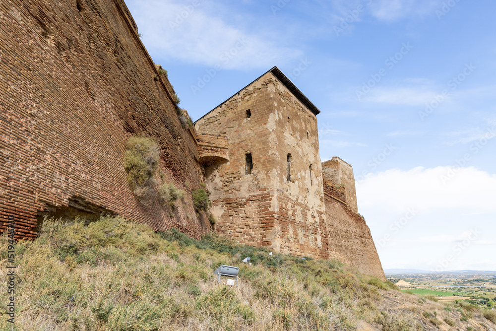 The Castle of the Knights Templar of Monzón, Cinca Medio, province of Huesca, Aragon, Spain The Castle of the Knights Templar of Monzón, Cinca Medio, province of Huesca, Aragon, Spain