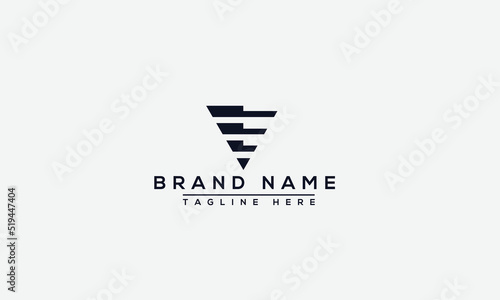 Logo design letter V . Elegant modern. Vector template. photo