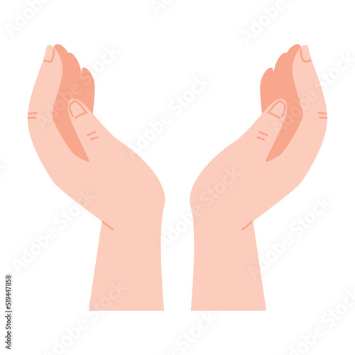 hands human protecting