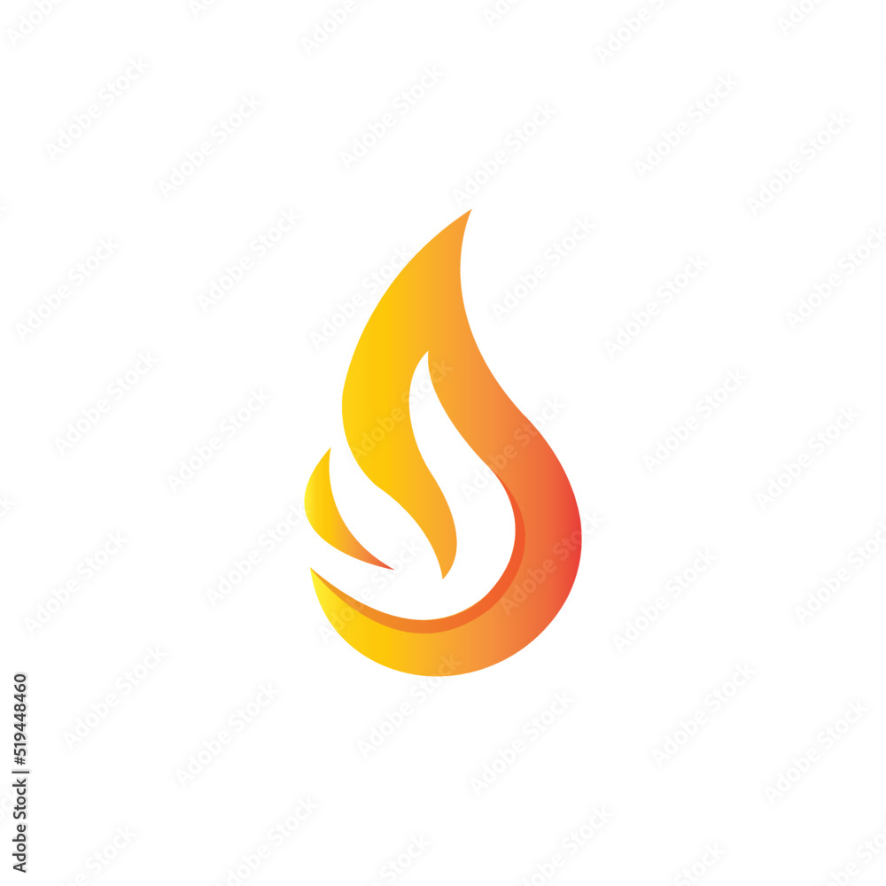 fire icon logo vector design template fire icon logo vector design template