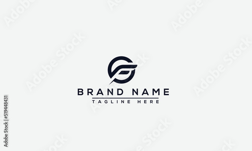 Logo design letter CF . Elegant modern. Vector template.