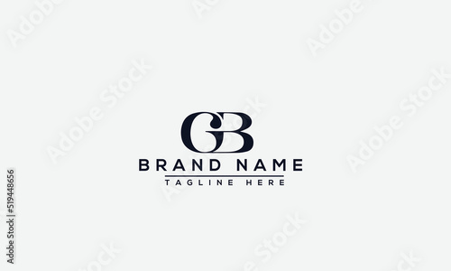 Logo design letter GB . Elegant modern. Vector template. photo