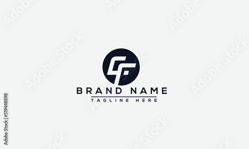 Logo design letter CF . Elegant modern. Vector template. photo