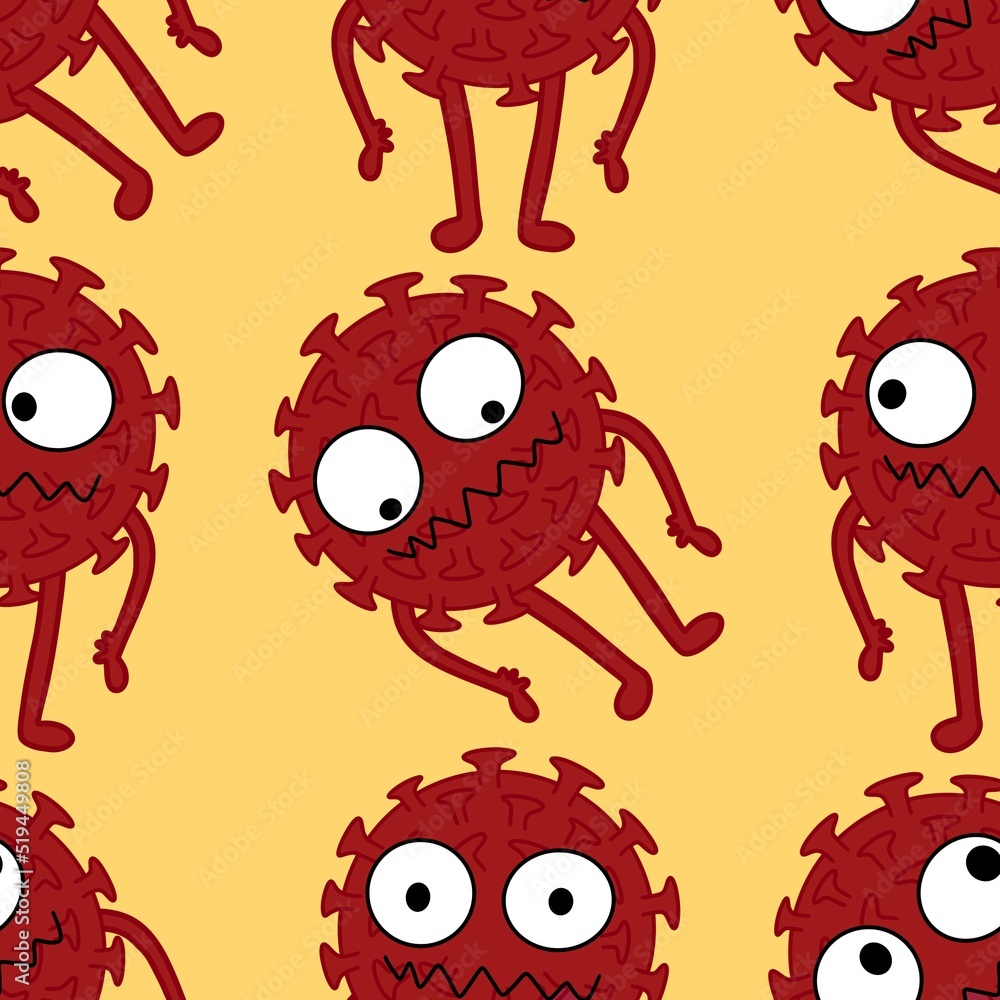 Medicine seamless coronavirus pattern for clothes print and wrapping paper and accessories and notebooks and doctors Medicine seamless coronavirus pattern for clothes print and wrapping paper and accessories and notebooks and doctors
