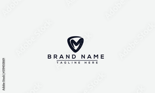Logo design letter VM . Elegant modern. Vector template.