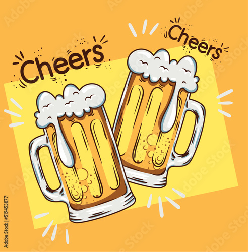 beers mugs cheers