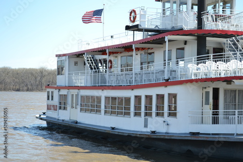 Obraz na płótnie Mark Twain Riverboat on the Mississippi River