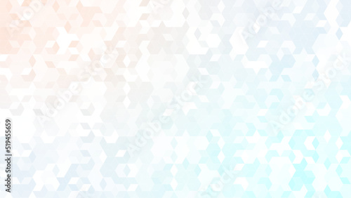 ダイヤのパターン背景素材，オレンジとグリーンのグラデーション