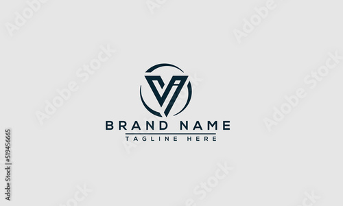 Logo design letter VI . Elegant modern. Vector template. photo