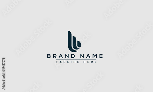 Logo design letter LB . Elegant modern. Vector template. photo