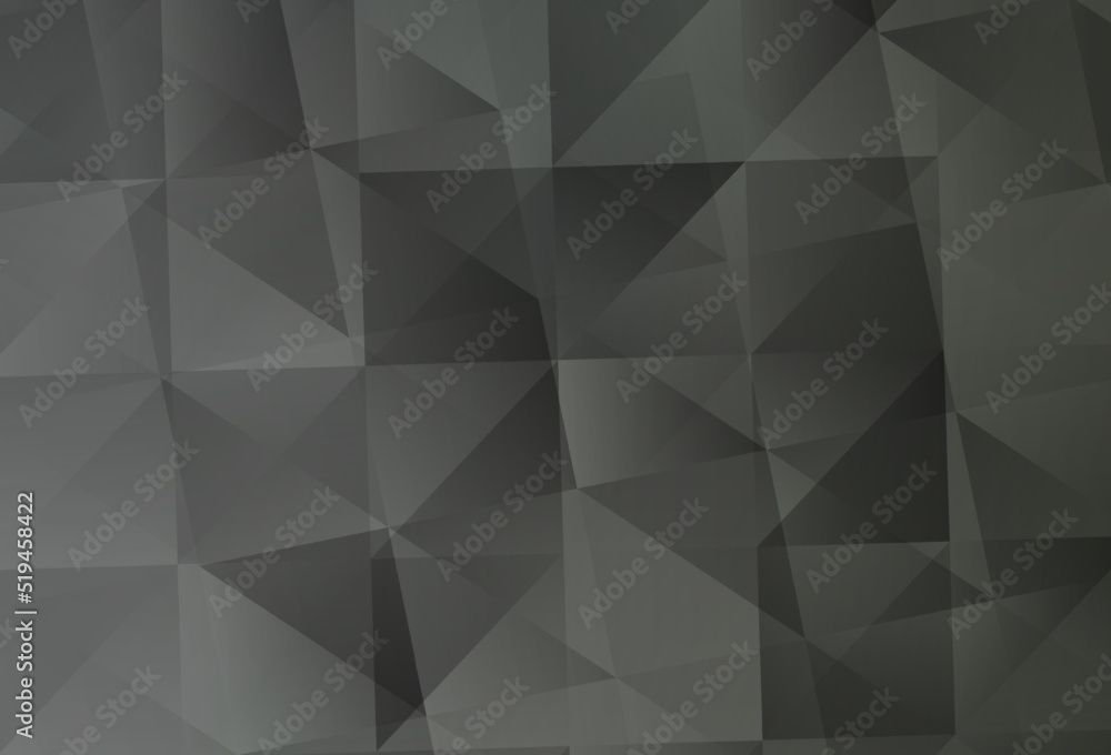Light Gray vector polygon abstract backdrop. Light Gray vector polygon abstract backdrop.