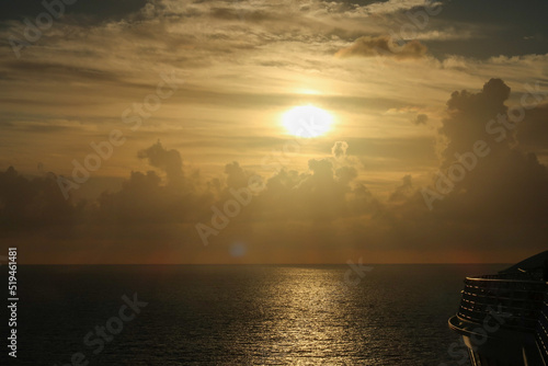 Ocean Sunset From Cruise 