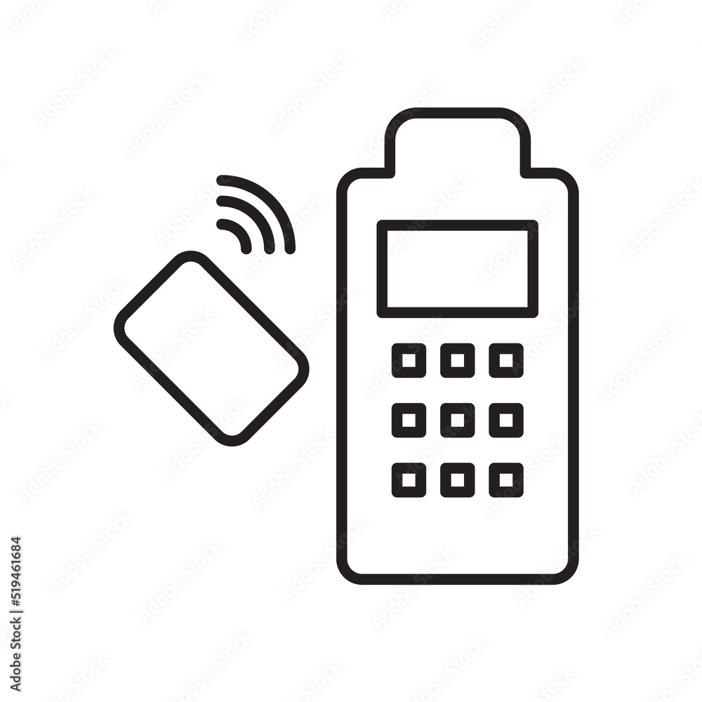 Mobile payment icons symbol vector elements for infographic web Mobile payment icons symbol vector elements for infographic web