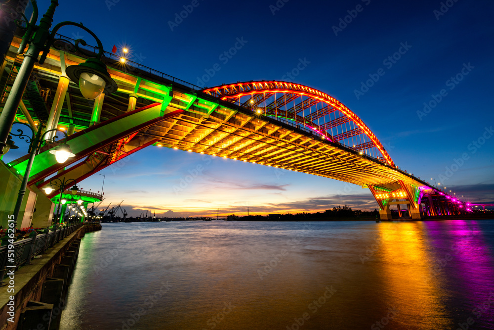 Hoang Van Thu Bridge In Hai Phong Vietnam Stock Photo Adobe Stock