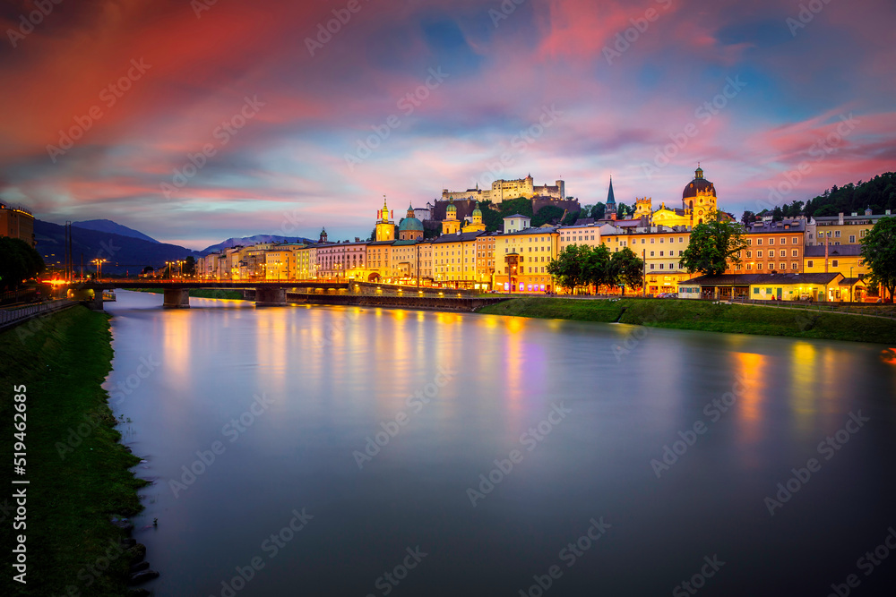 Salzburg sunset