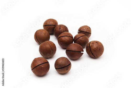 Wallpaper Mural Macadamia nut on a white background. Shallow depth of field Torontodigital.ca