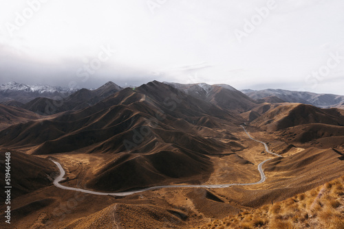 Lindis Pass Viewpoint, New Zealand