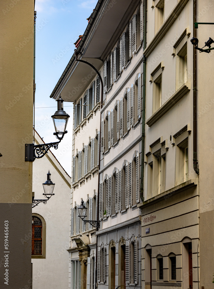 Historic buildings in the Old Town of Lucerne - travel photography