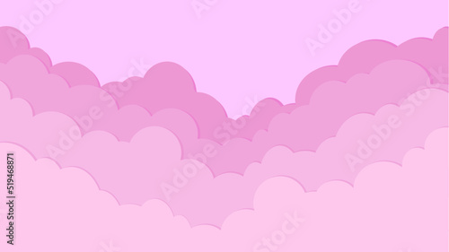 Pink Cloud Sky