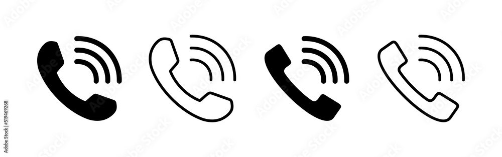 Call icon vector. telephone sign and symbol. phone icon. contact us