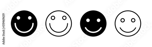 Smile icon vector. smile emoticon icon. feedback sign and symbol