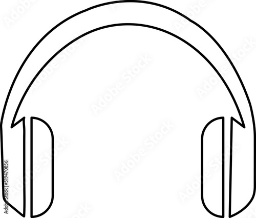  headphone icon,vector best flat icon on white background.eps