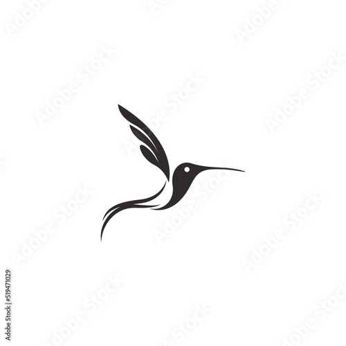 Hummingbird icon logo design