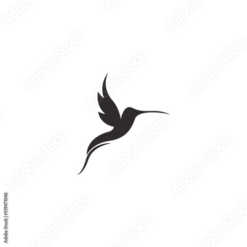 Hummingbird icon logo design