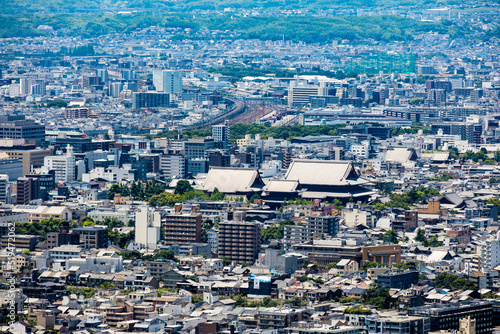 京都の街並み遠望