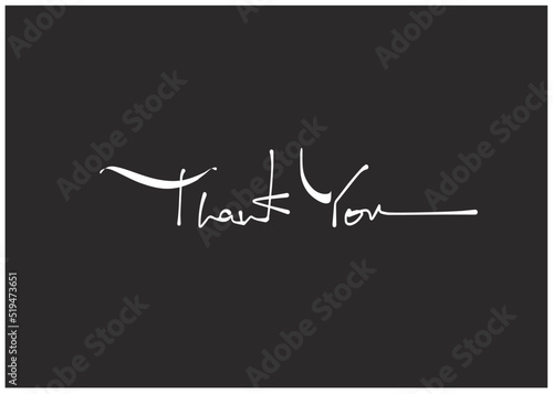 Thank you,lettering,pen,vector,hand written,black