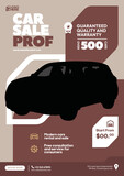 car sales dealer promotion editable template design