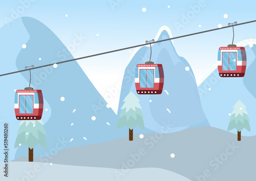slings, metro, train, train connected to slings