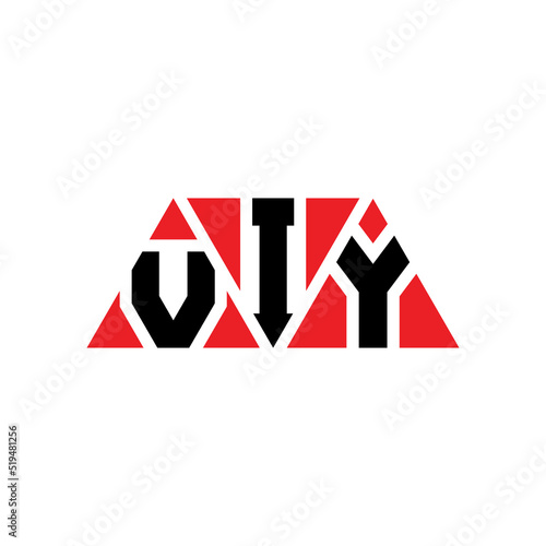 VIY triangle letter logo design with triangle shape. VIY triangle logo design monogram. VIY triangle vector logo template with red color. VIY triangular logo Simple, Elegant, and Luxurious Logo...