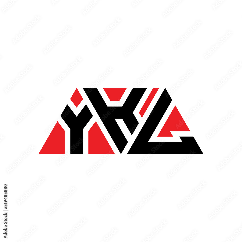 YKL triangle letter logo design with triangle shape. YKL triangle logo design monogram. YKL triangle vector logo template with red color. YKL triangular logo Simple, Elegant, and Luxurious Logo...