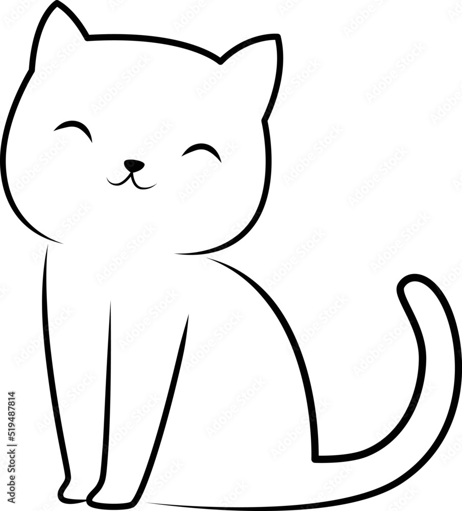 Simple Cat Drawing - YouTube-saigonsouth.com.vn