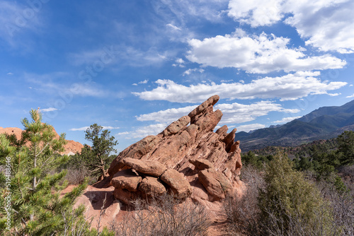 Rock formation in Garden of the Gods