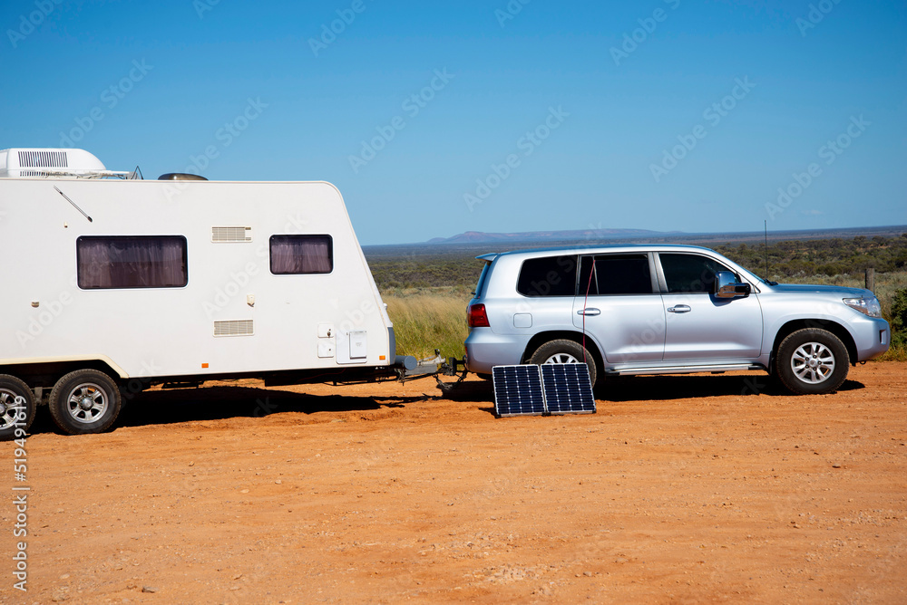 Caravan Travel on the Road