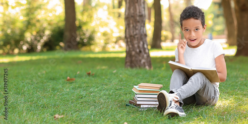 Little African-American boy...