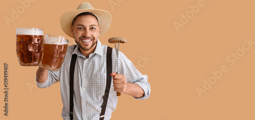 Man in traditional German c...