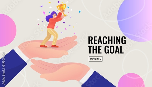 Employee success recognition. encourage and motivate best performance.
