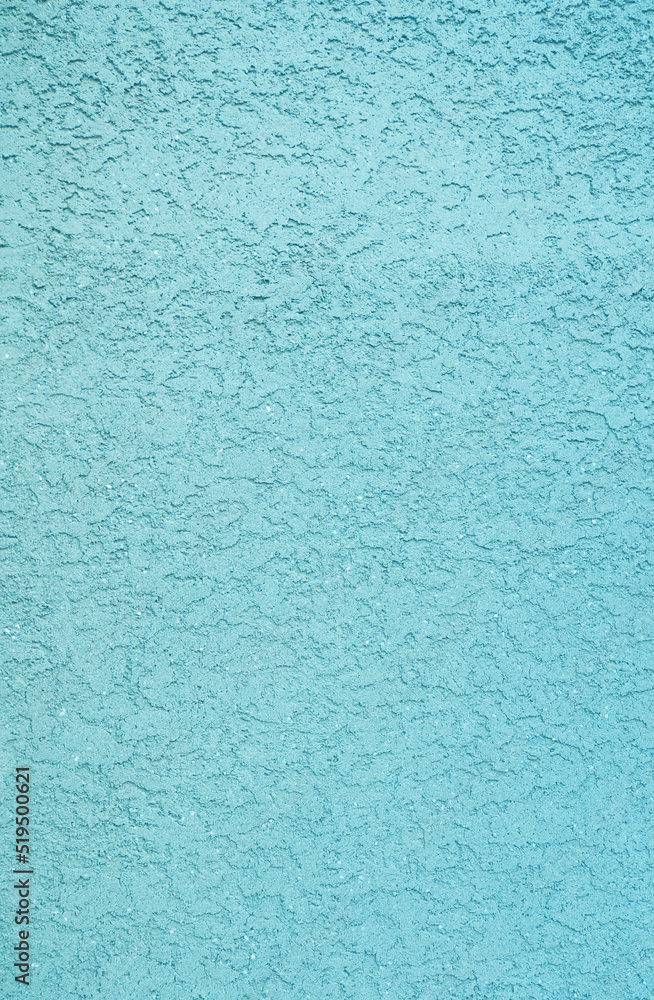 Plaster wall texture background. Rough turquoise blue plaster wall pattern. Plaster wall texture background. Rough turquoise blue plaster wall pattern.