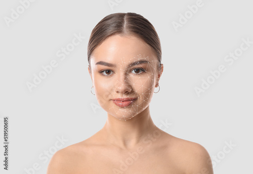 Portrait of beautiful young...