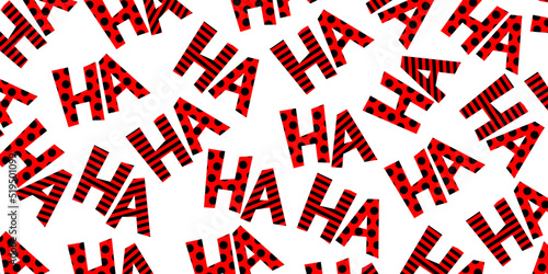 Joker laugh HA HA. Abstract the villain vector background.