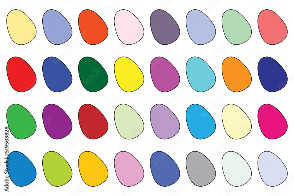 Easter Egg Color Background Easter Egg Color Background
