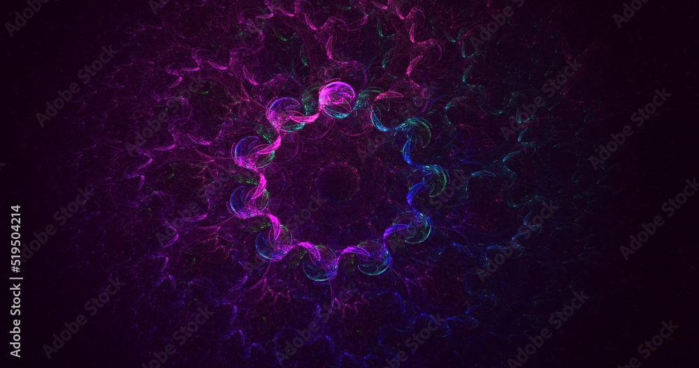 3D rendering abstract circle light background 3D rendering abstract circle light background