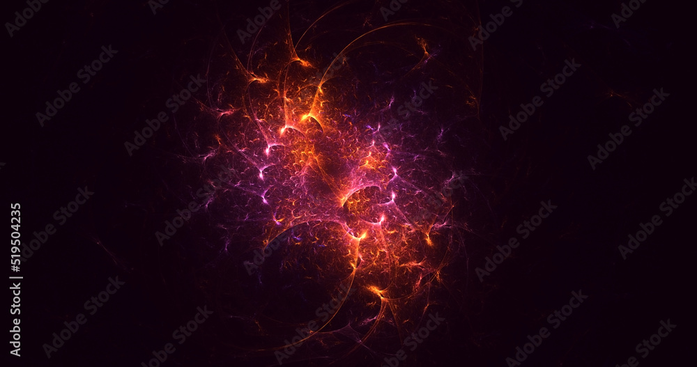 3D rendering abstract multicolor fractal light background 3D rendering abstract multicolor fractal light background