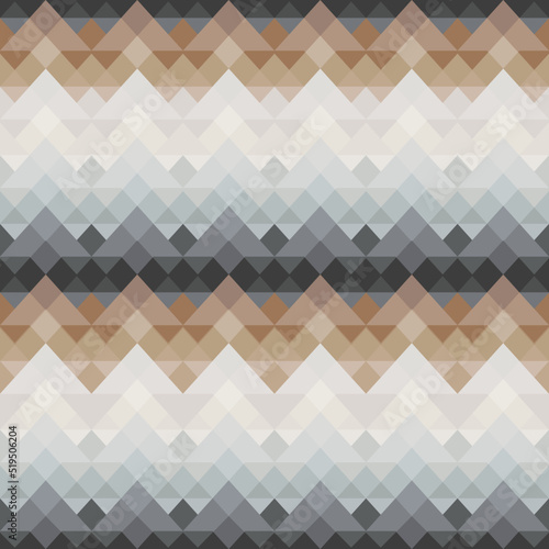 Scandinavian style zigzag seamless pattern