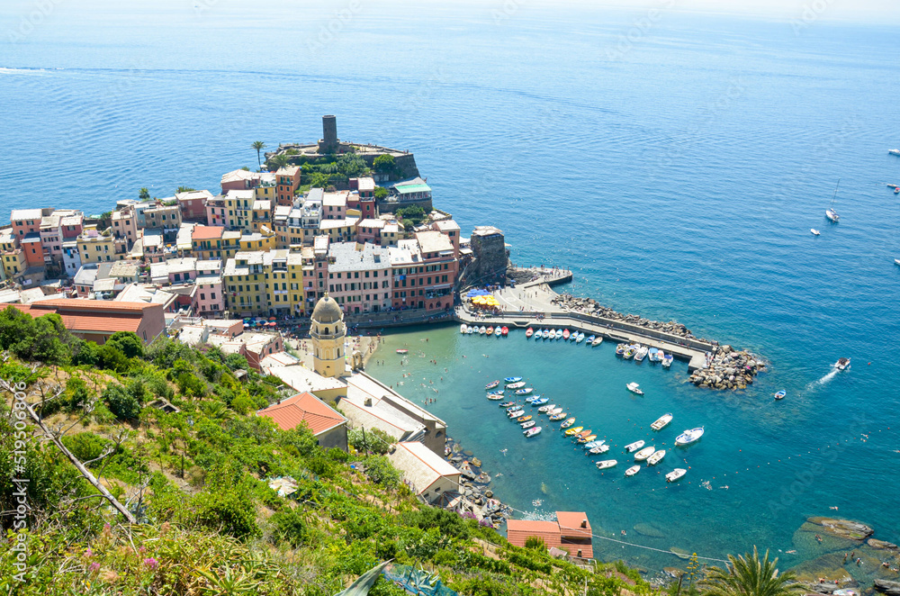 view of the city of Cinque Terre